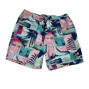 PacSun Pink and Blue Athletic Shorts